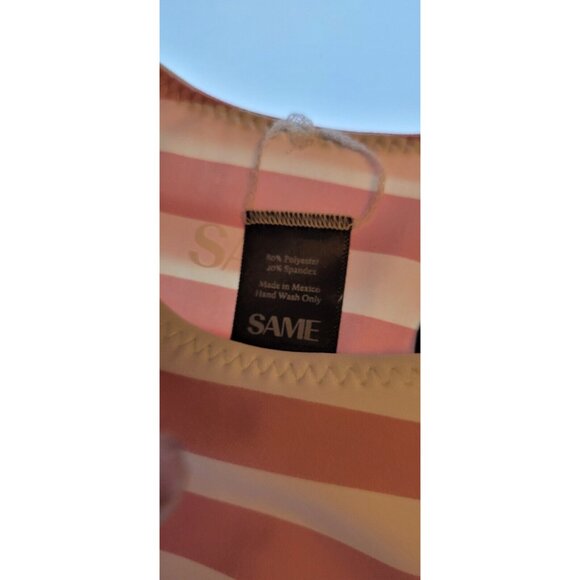 SAME LOS ANGELES Set 2pc Bikiny Swim Top XSmall Bottom High Weist Knotted Bandeu - Picture 4 of 12